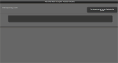 Desktop Screenshot of lifeiscandy.com